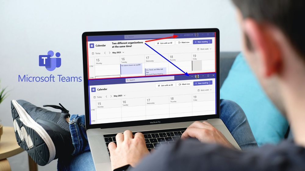 How to be signed in to multiple organizations in the ms teams desktop