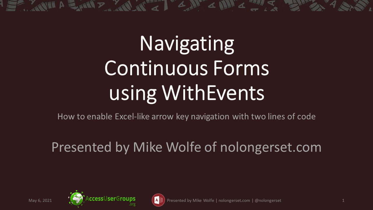 ArrowKeyNav Presentation