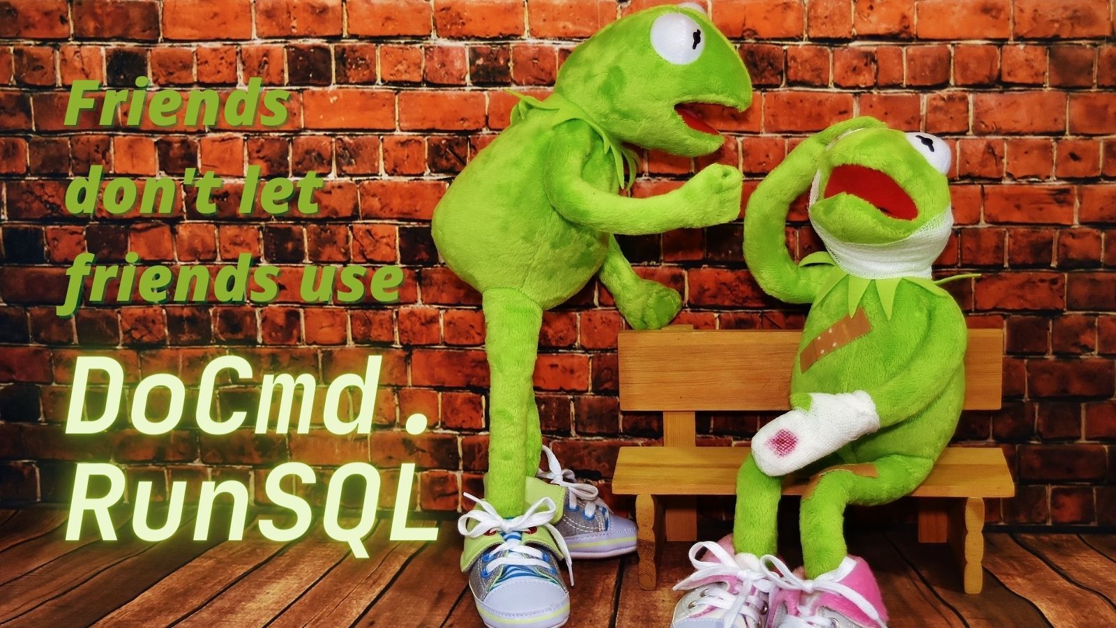 Avoid DoCmd.RunSQL in Microsoft Access