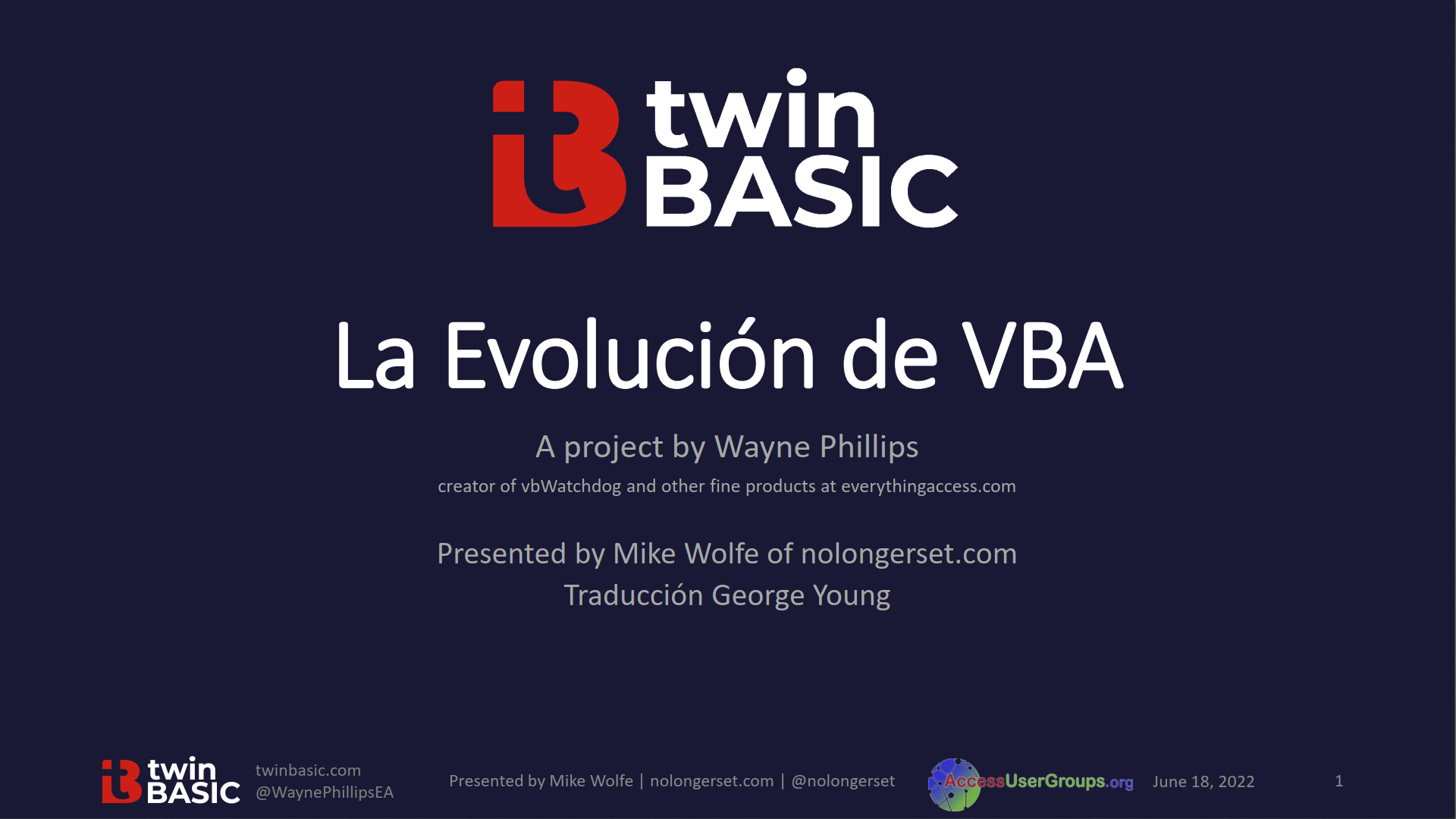 ¡twinBASIC Va a Madrid!