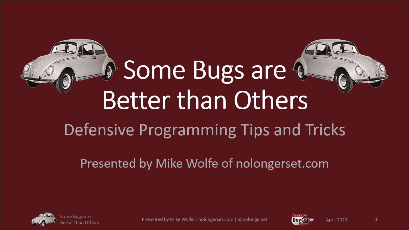Defensive Programming - DevCon 2023