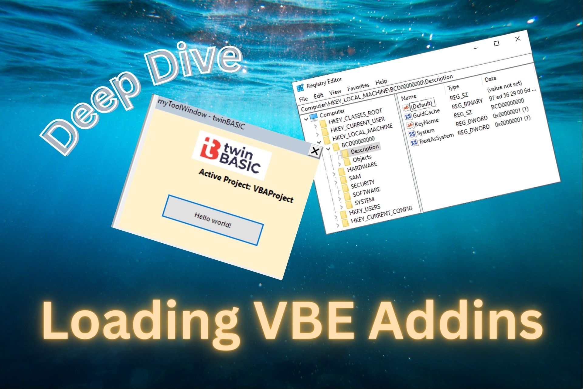 How VBA IDE Addins Get Loaded From the Windows Registry