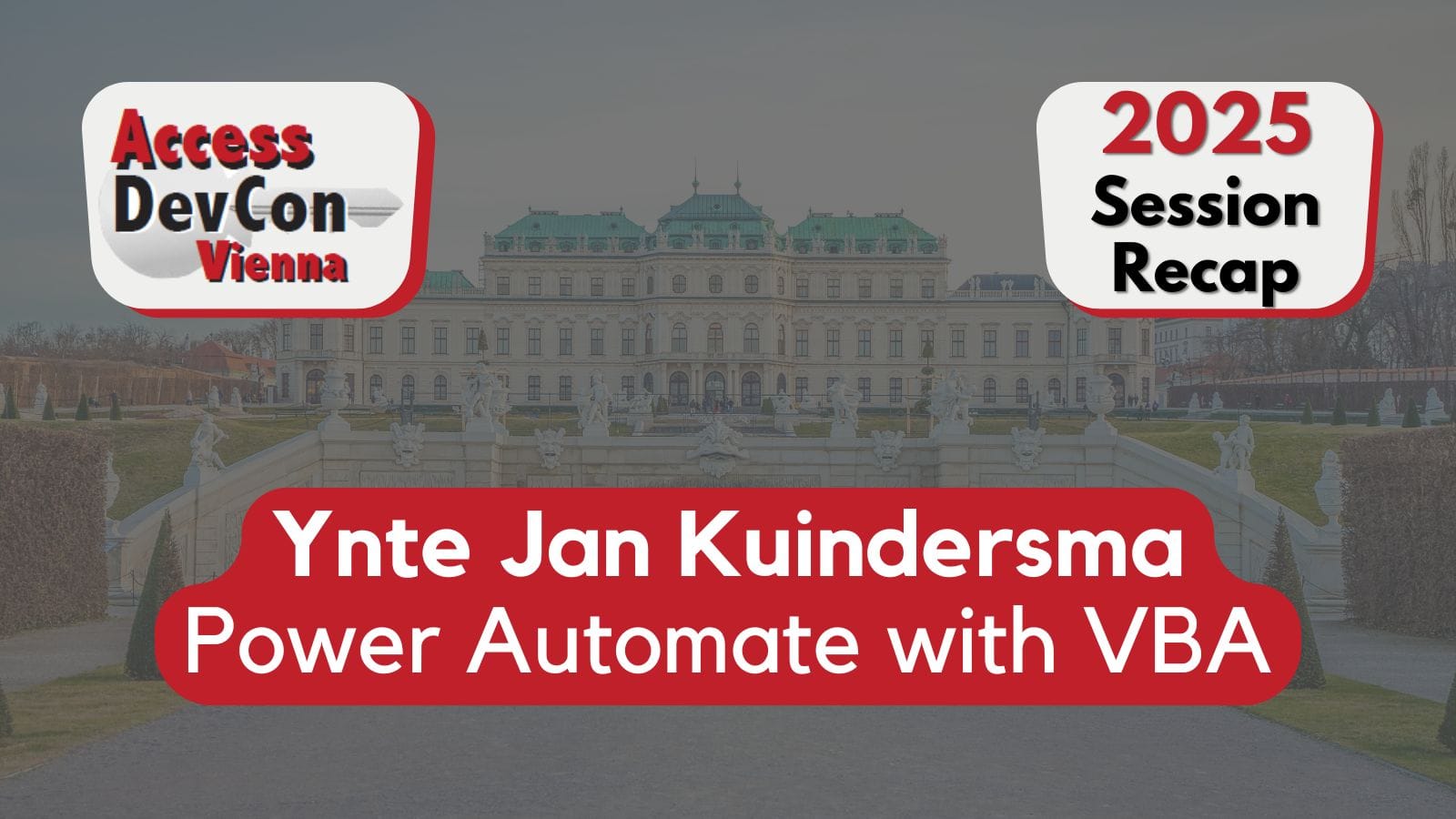 Power Automate with VBA with Ynte Jan Kuindersma
