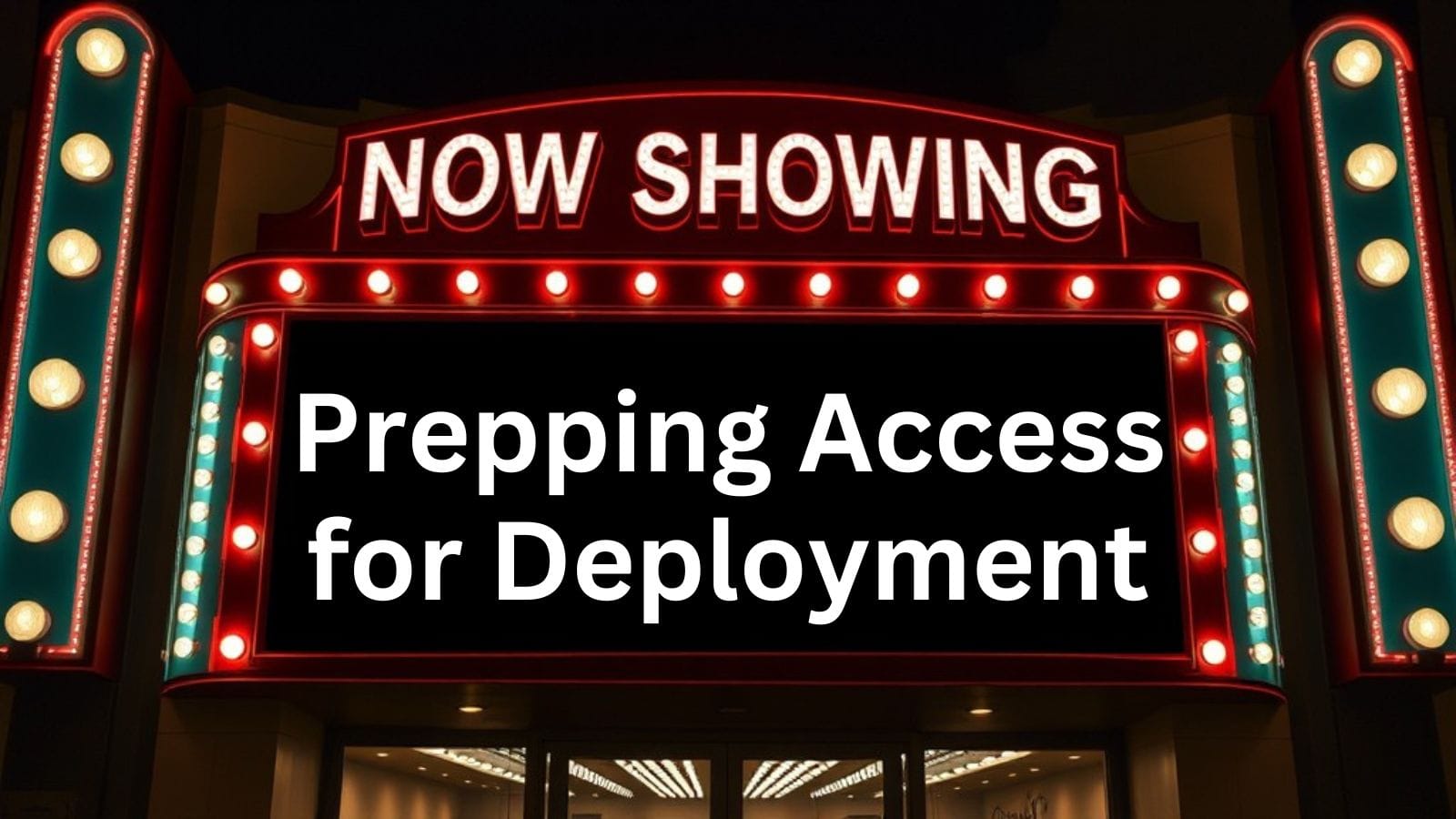 Prepping Access for Deployment with John W Colby