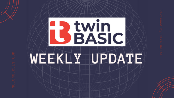 twinBASIC Update: November 13, 2022