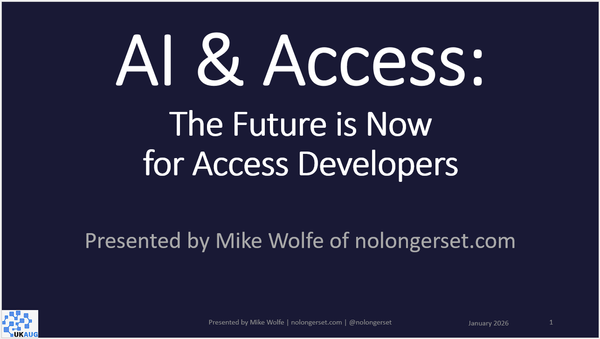 UK AUG: Access Development with AI